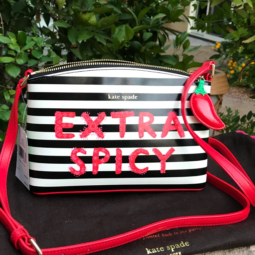 Kate Spade Extra Spicy Striped Crossbody